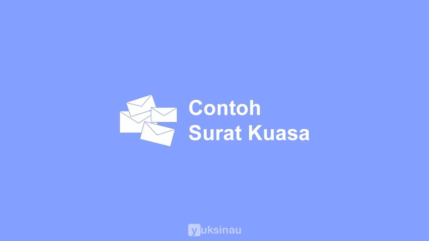 Contoh Surat Kuasa