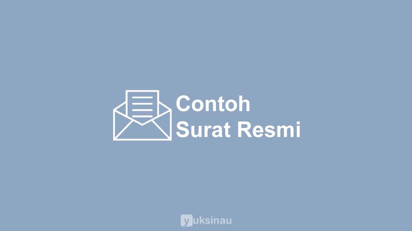 Contoh Surat Resmi